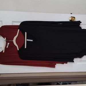 Zenana Plus Size 2X long sleeve Tunic